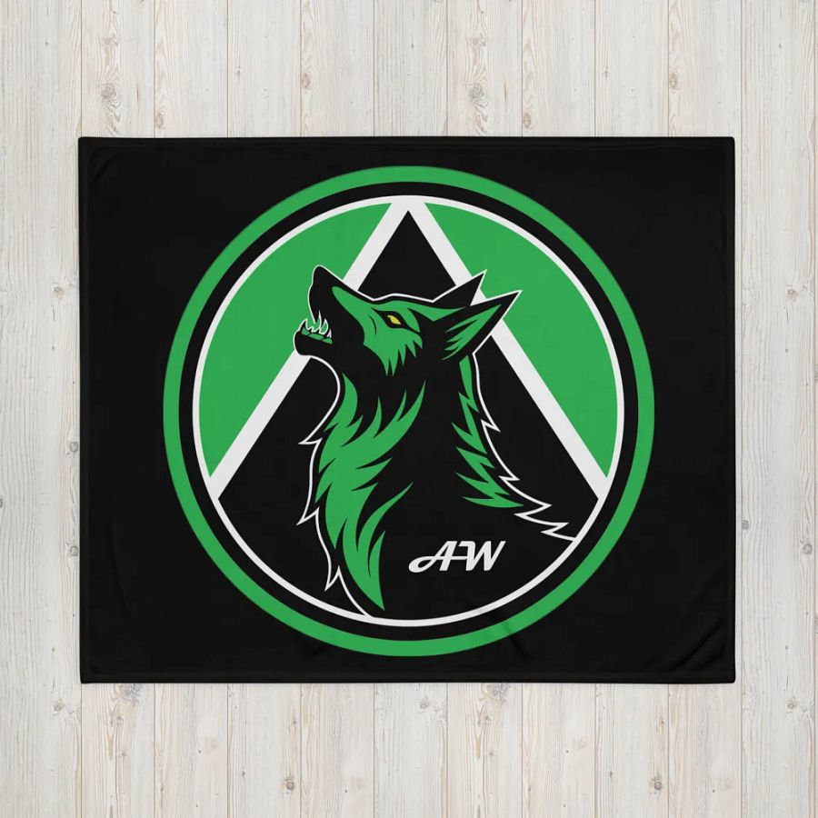 AlphaWolf Throw Blanket product image (5)
