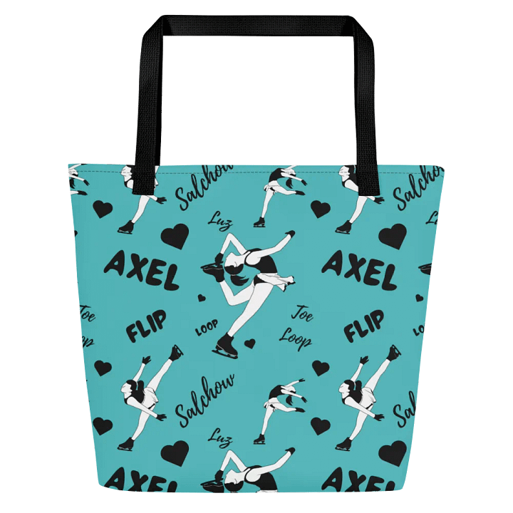 Ice skating Print Tote bag - Light Blue product image (1)