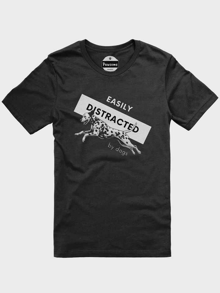 Distracted Dalmatian Black T-Shirt product image (1)