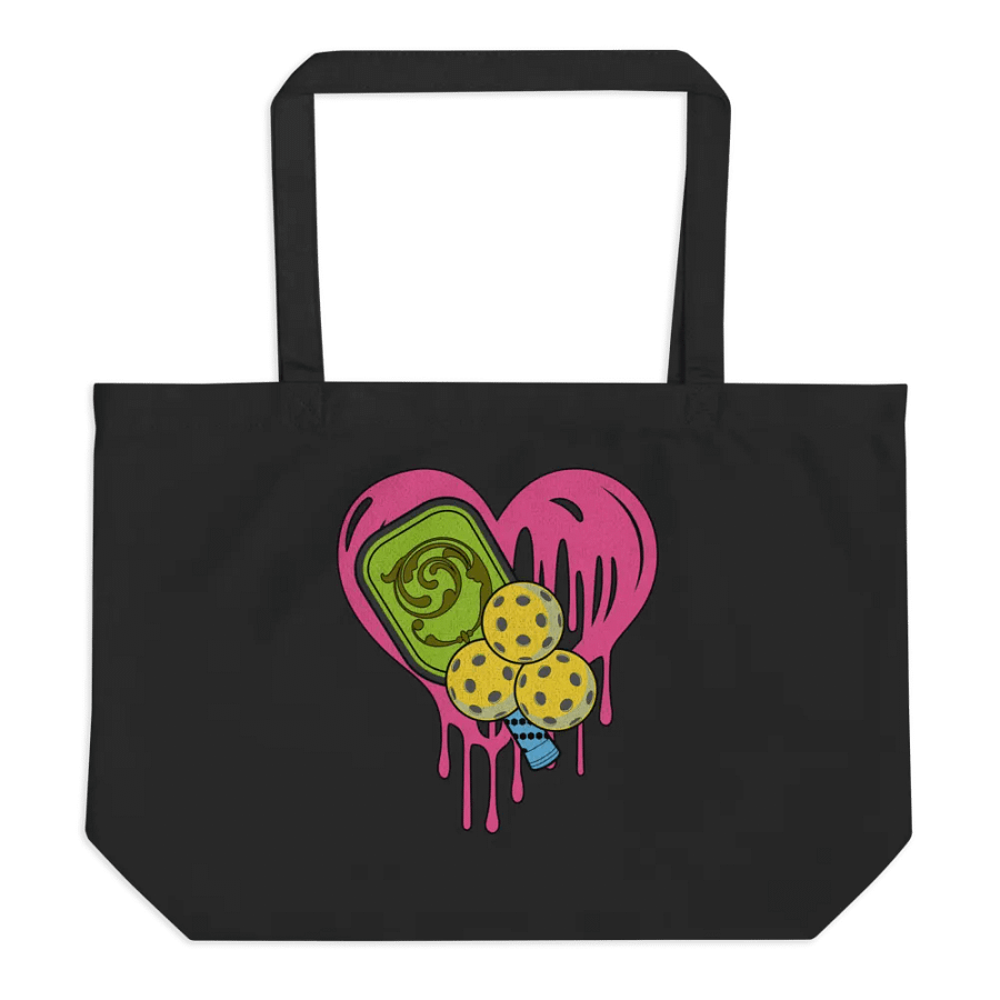 Heart Pickleball Heartfelt Eco-Chic Tote Bag product image (1)