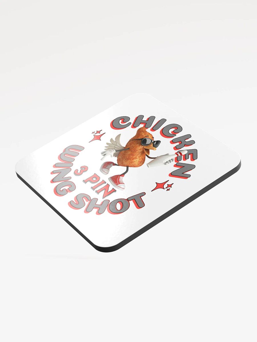 Chicken Wing Shot 3 Pin Bowling Coaster product image (4)