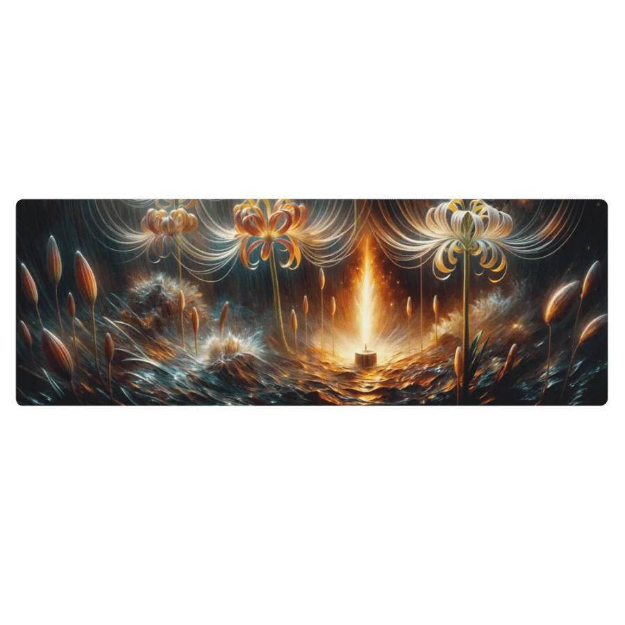 Yoga Mat: Luminous Petal Dreamscape product image (1)