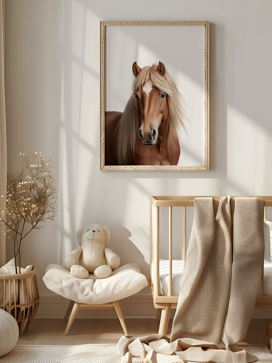 Farm Animal Brown Horse Decor Print product image (33)