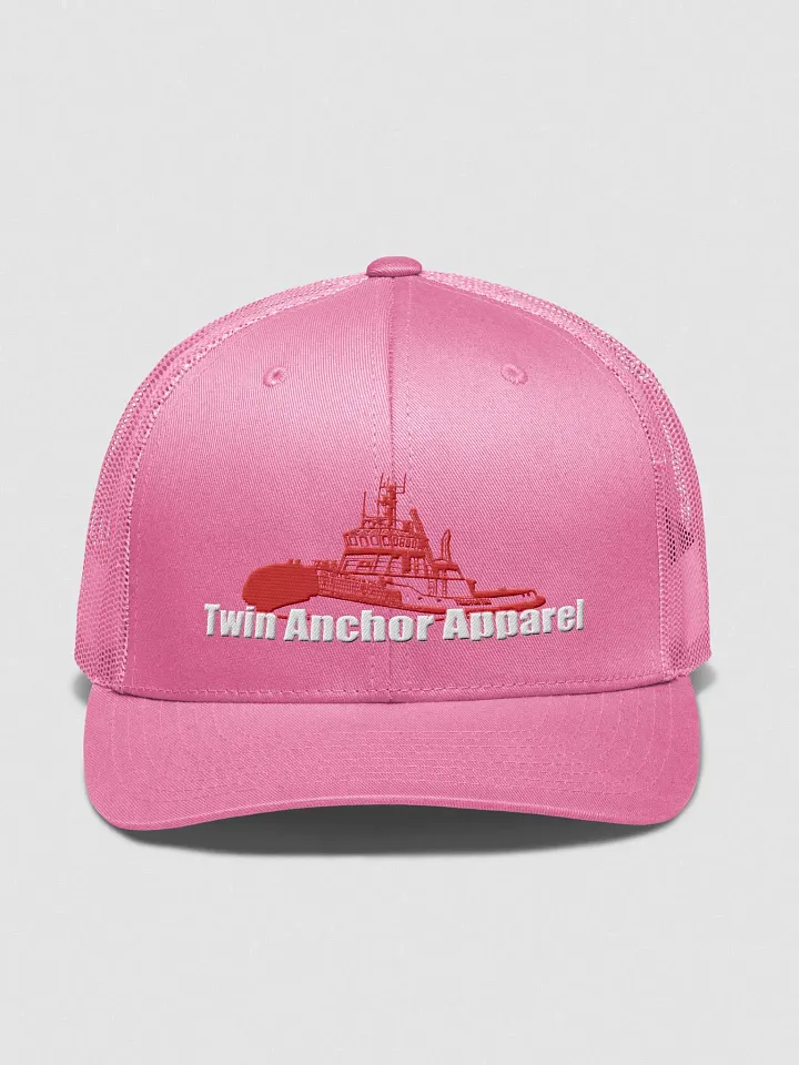 Red Marco tug Retro Trucker Hat product image (1)