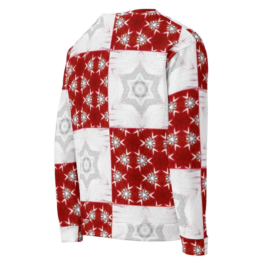 Abstract Pale Star Patchwork Design Unisex All Over Print Sweatshirt product image (12)