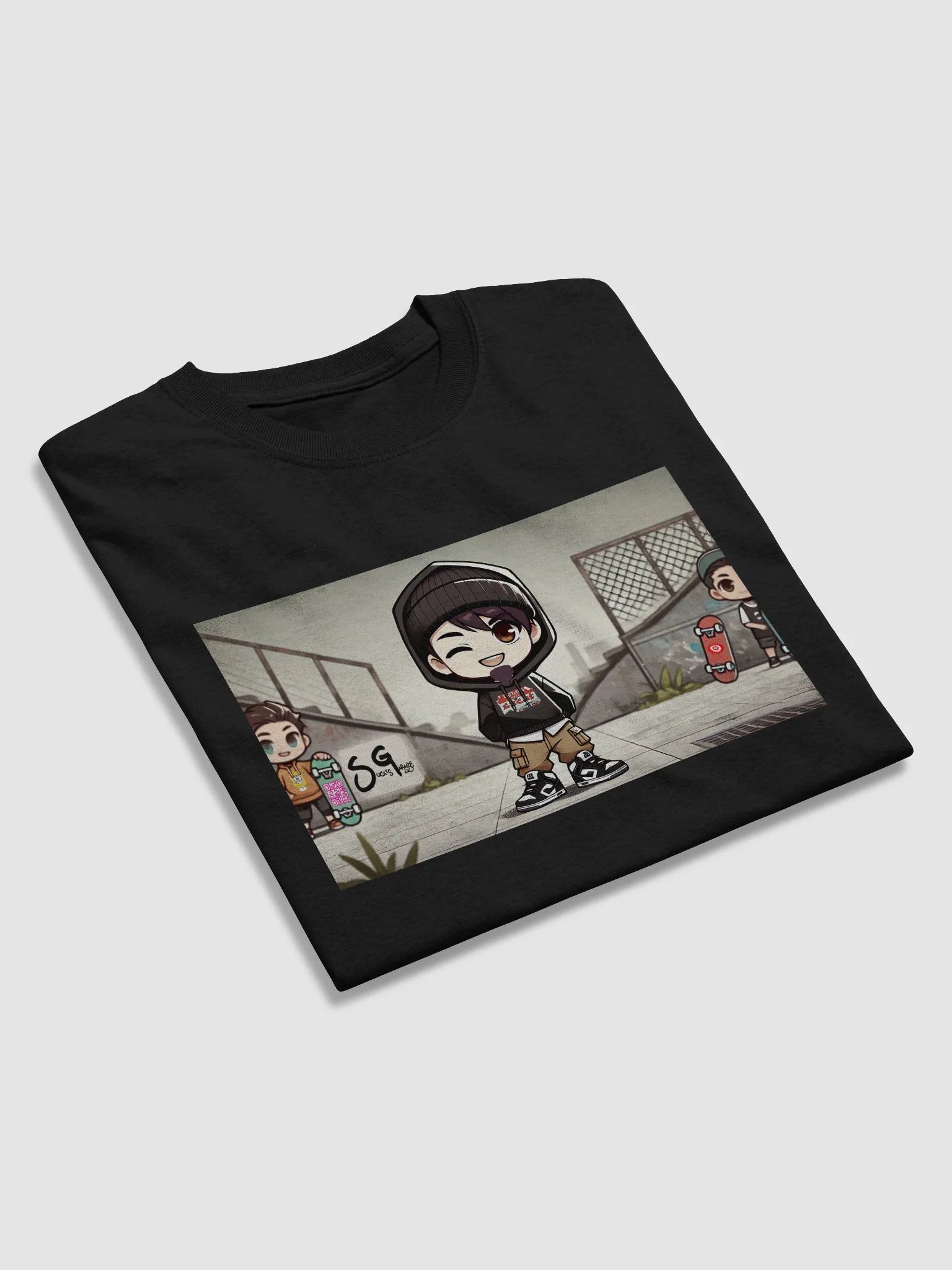 chibi sucat skate shirt product image (3)