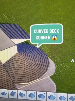 Replying to @xxn1col3.xx a little rushed since I didn't have time to do a proper recording and editing session, but hopefully this quick look will help you roof your curved corner! #sims4 #reply #roofing 