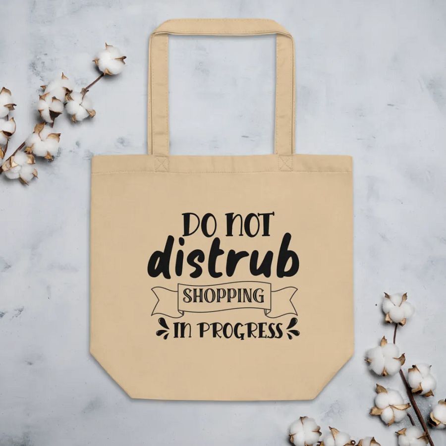 Flowing Ribbon Eco Tote Bag product image (3)