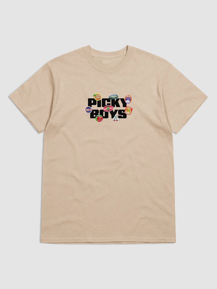 Fruit Stickers T-Shirt (Black) (7 Colors) product image (3)