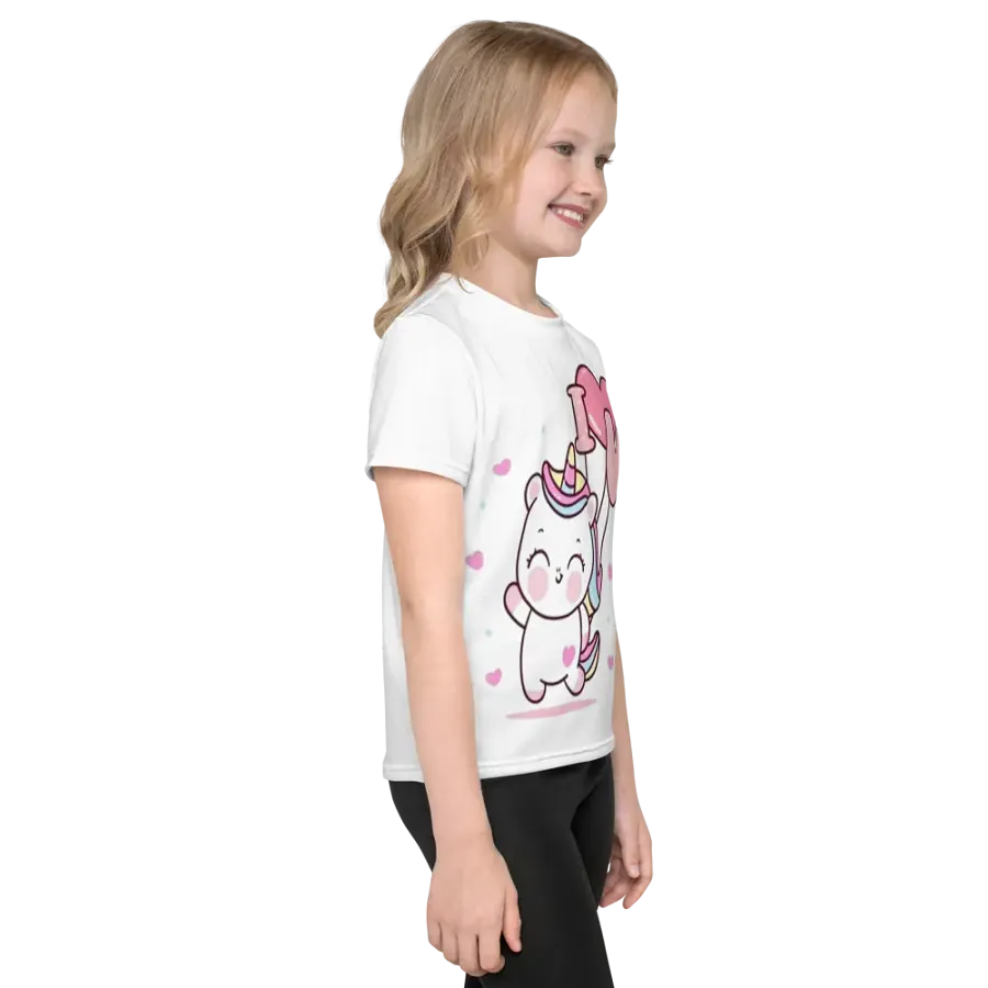 Kids Crew Neck T-Shirt Sweet Cloud product image (4)