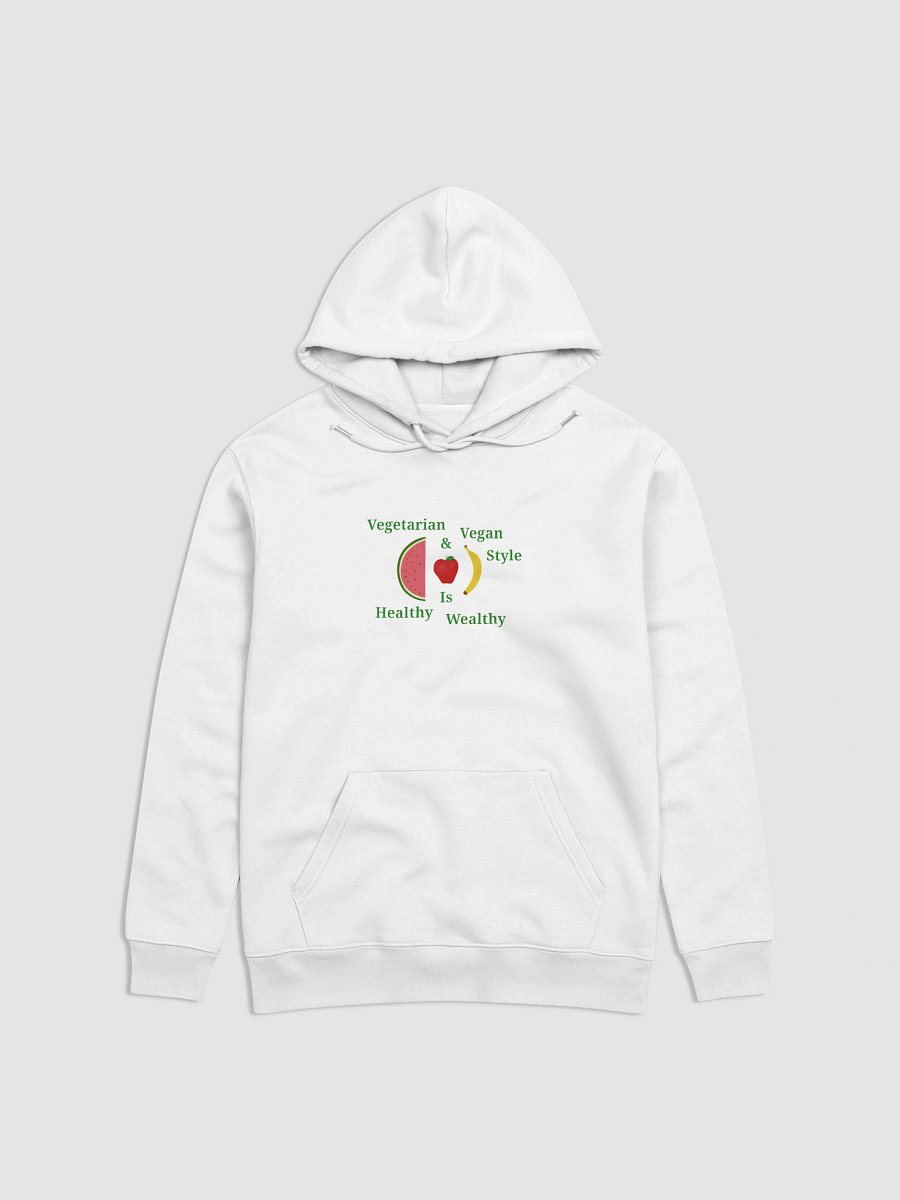 Healthy & Wealthy Vegan Hoodie product image (1)