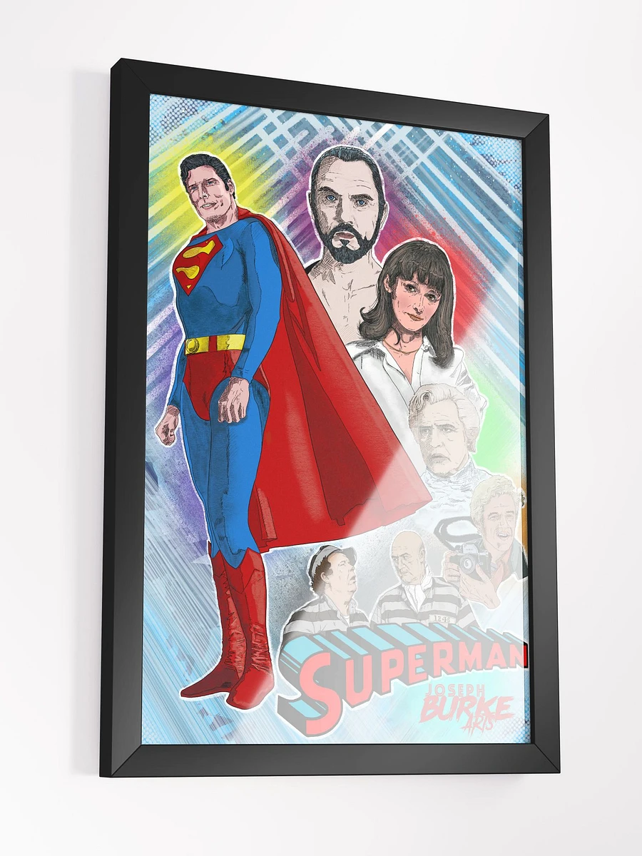 Christopher Reeve's Superman Film Framed 12x18 Art product image (3)