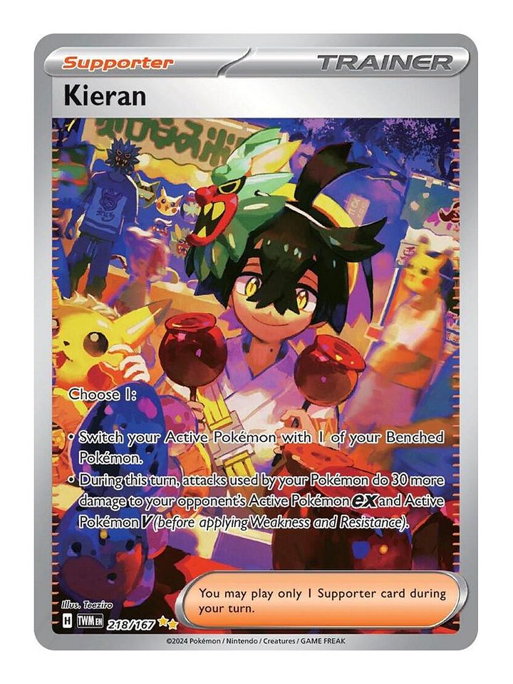 Kieran - 218/167 (Special Illustration Rare) [Twilight Masquerade] product image (1)