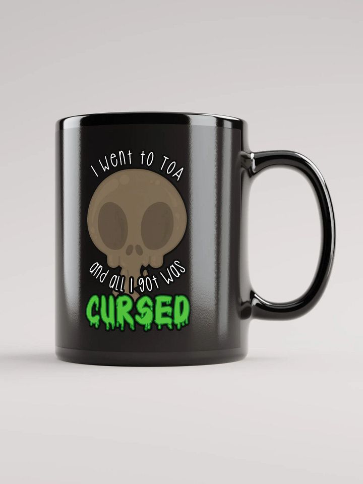 All I Got Was Cursed - Warrior - Black Glossy Mug product image (1)