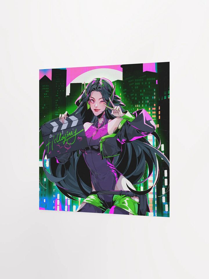 Neon Illusion Poster - Matte product image (2)