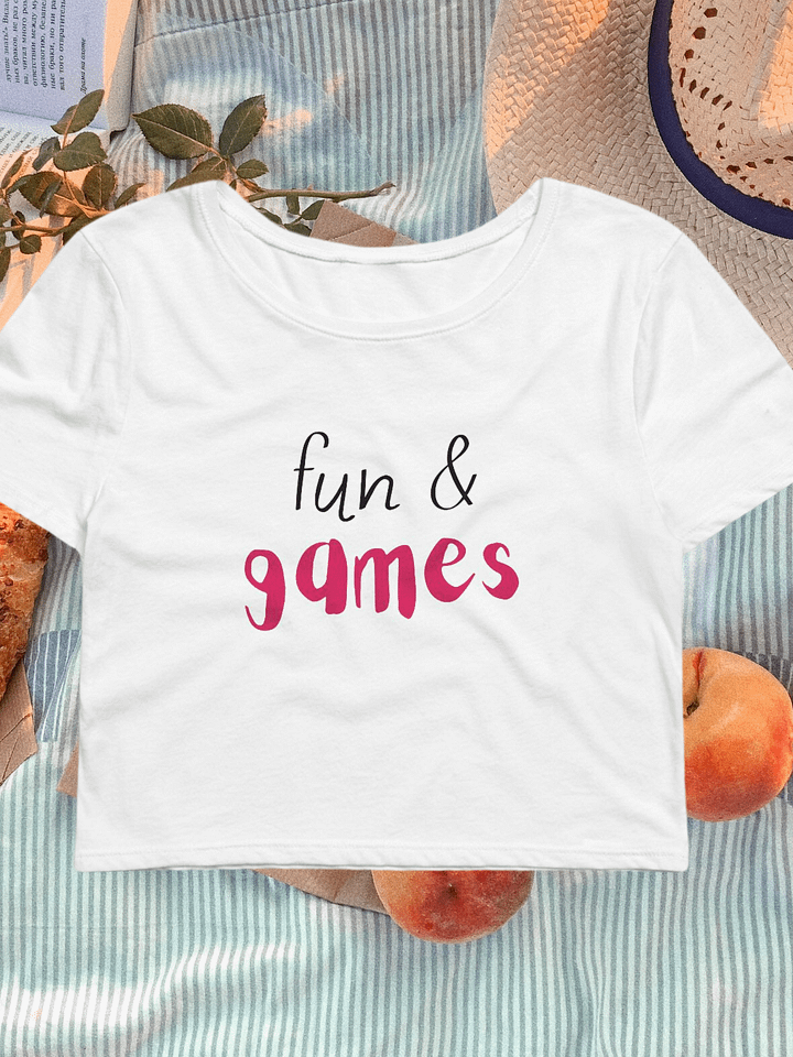 Fun & Games Baby Tee product image (1)