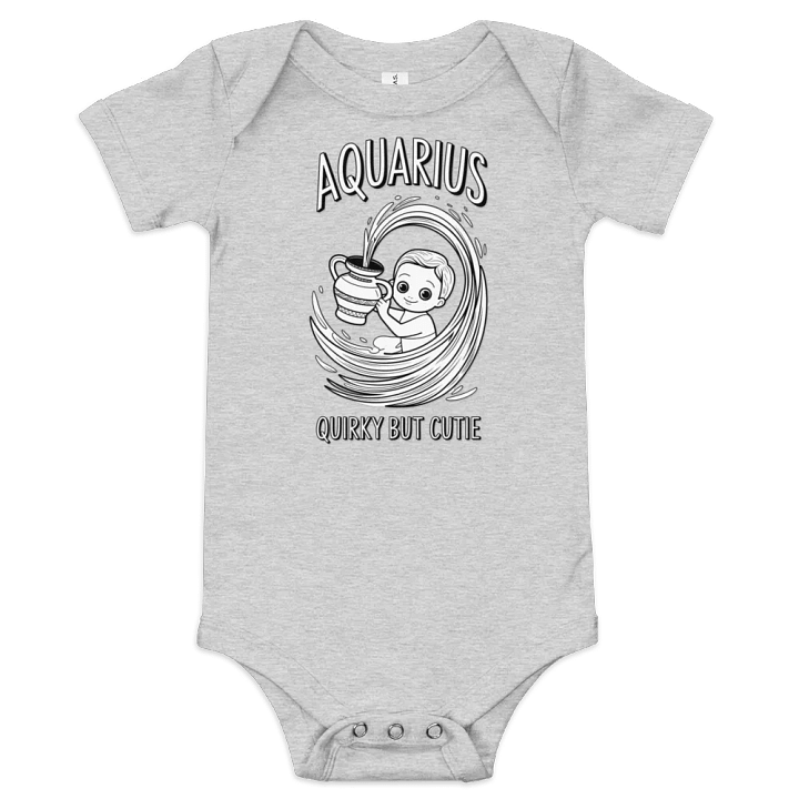 Aquarius Baby Zodiac Onesie product image (4)