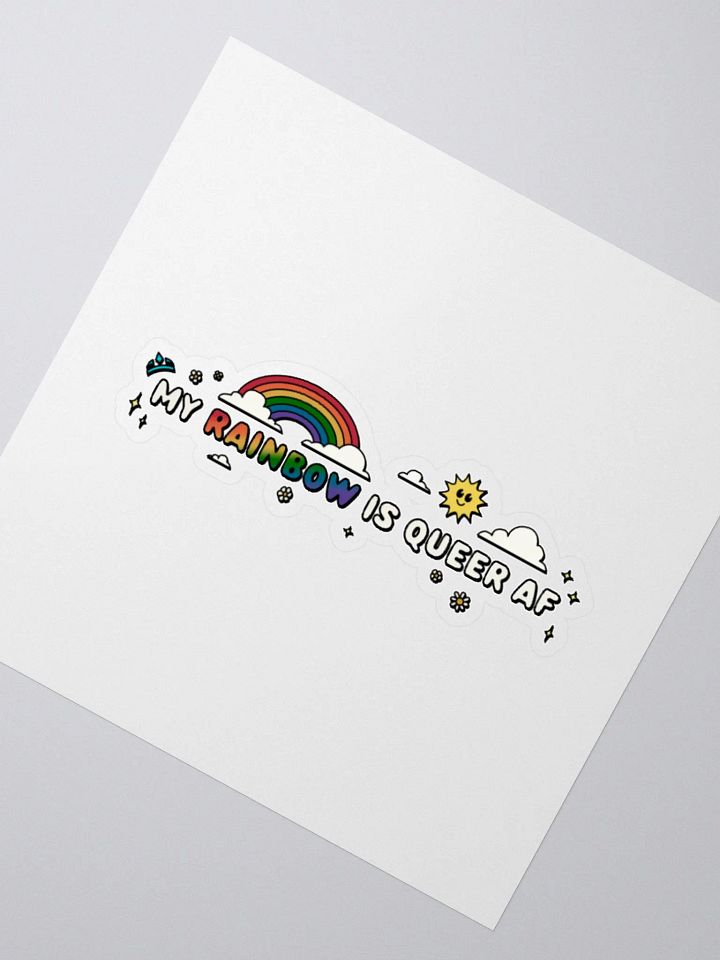 My Rainbow is Queer AF Sticker product image (2)