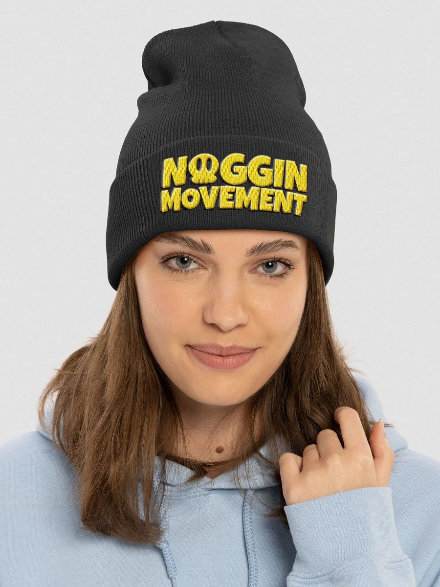 Noggin Movement Embroidered Beanie product image (6)