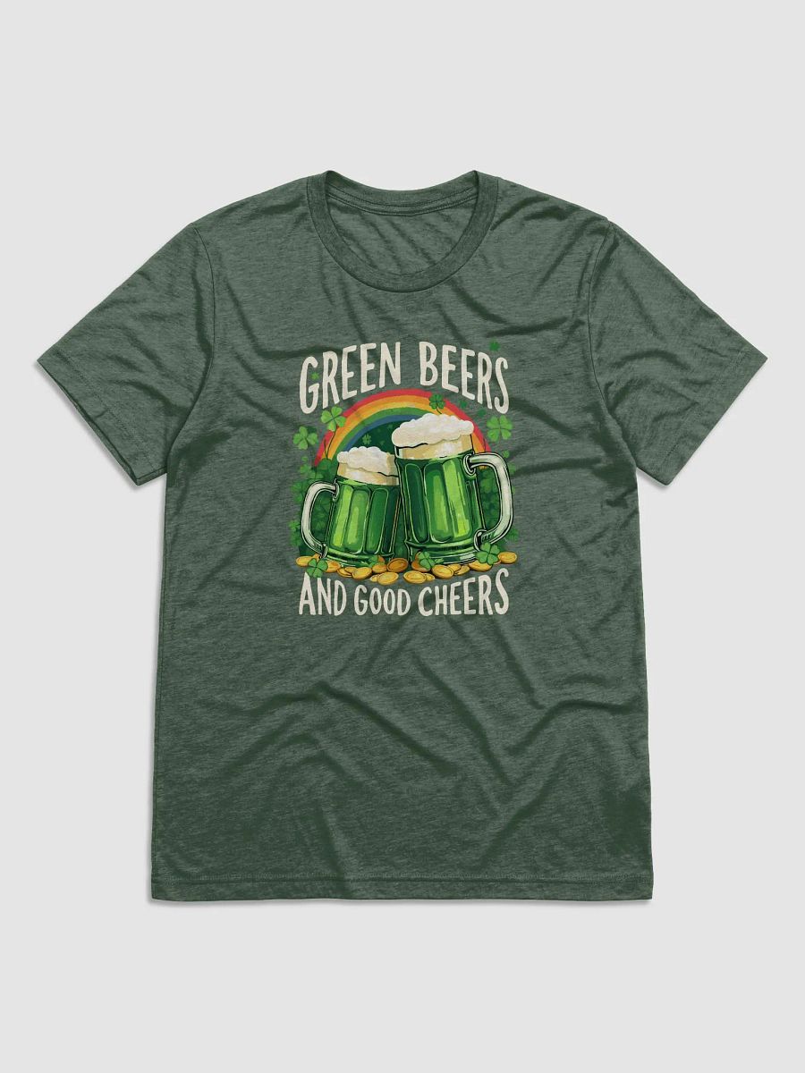 Green Beers and Good Cheers St. Patrick’s Day Fun Irish Celebration Tri-blend Tee product image (3)