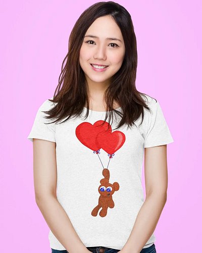A Teddy Bear Holding Heart Shaped Balloons
🛒 https://www.zazzle.com/a_teddy_bear_holding_heart_shaped_balloons_t_shirt-235983...