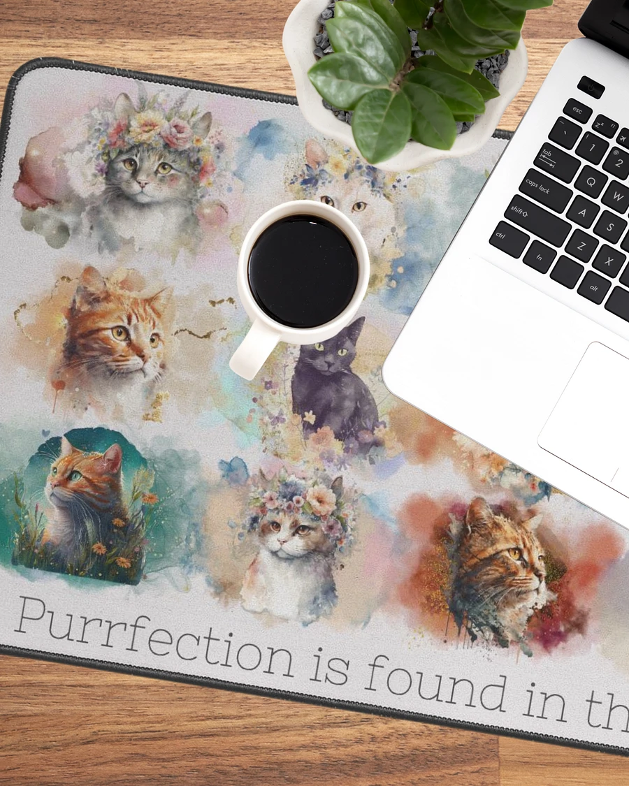 Watercolor Cats Desk Mat product image (1)