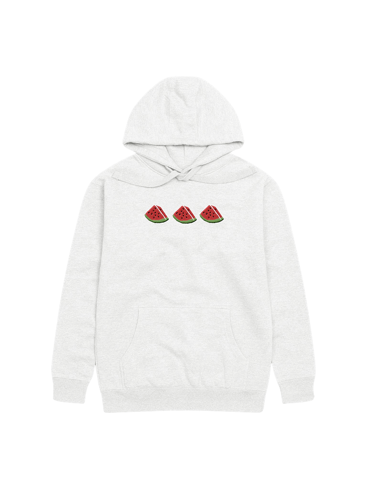 Sandia Embroidered Hoodie (white) product image (1)