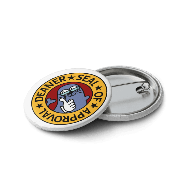 Deaner Seal of Approval Pin Buttons Set product image (3)
