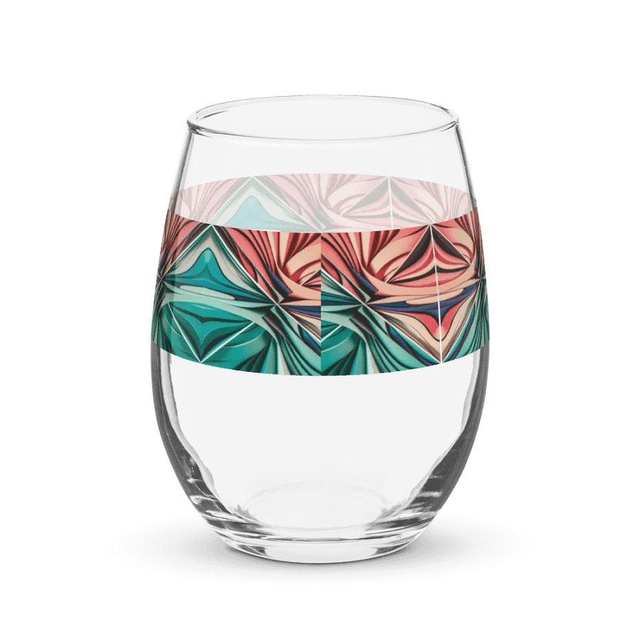 Graphic Grove Abstract Design Stemless Wine Glass - 15oz product image (4)