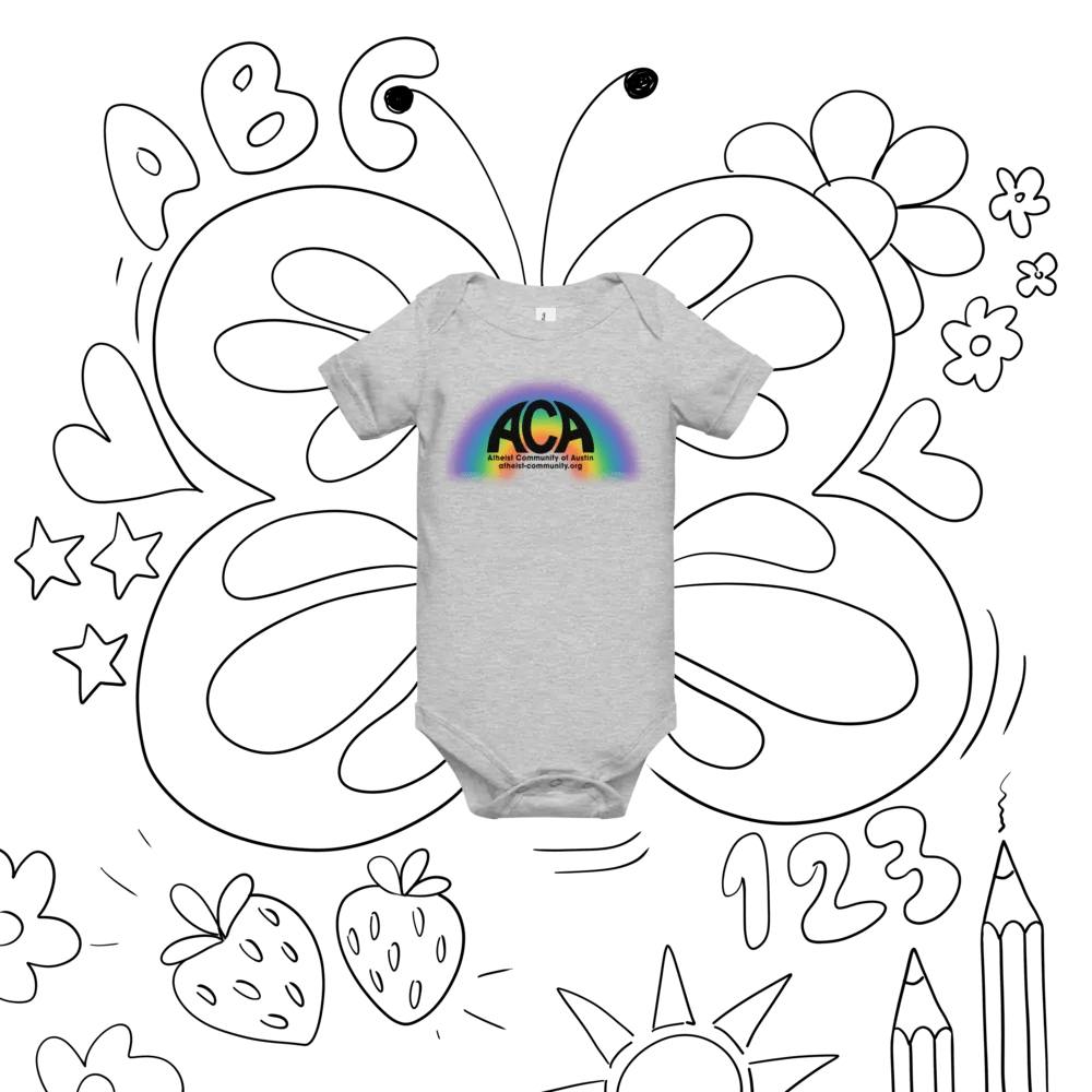 The Atheist Community of Austin Rainbow Onesie product image (23)