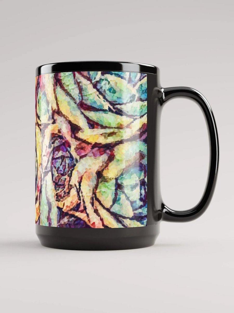 Abstract Graphic | Black Coffee Mug | Harmony Succulent product image (3)