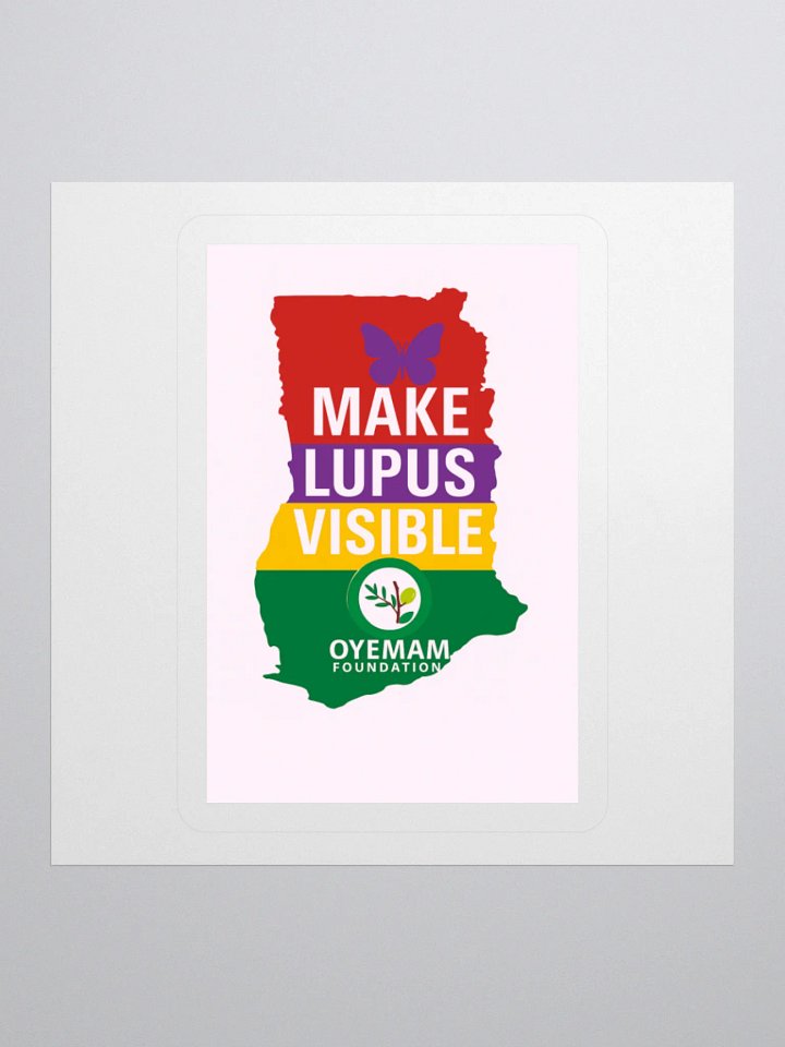 Visible Butterfly Lupus Awareness Stickers product image (1)