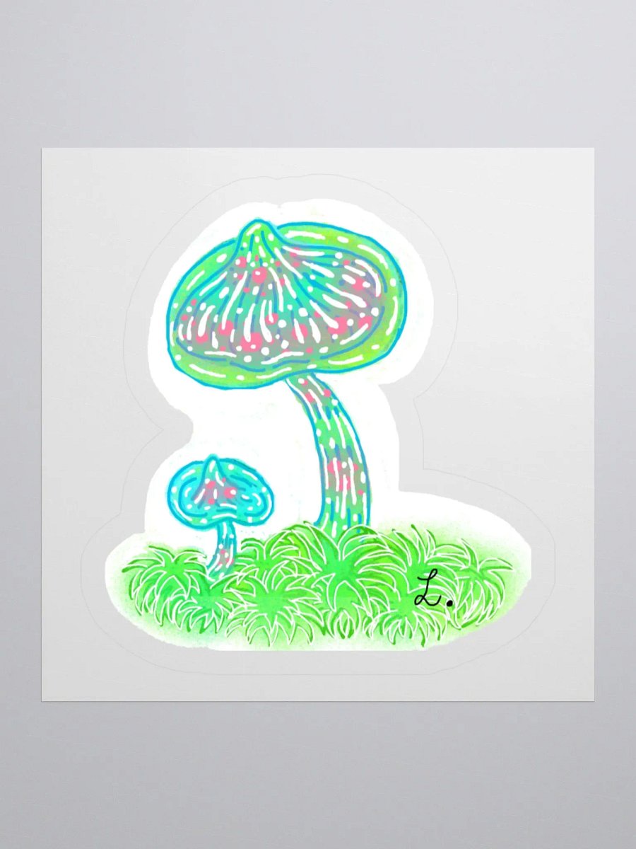 Whimsical Mushroom Garden Stickers product image (1)