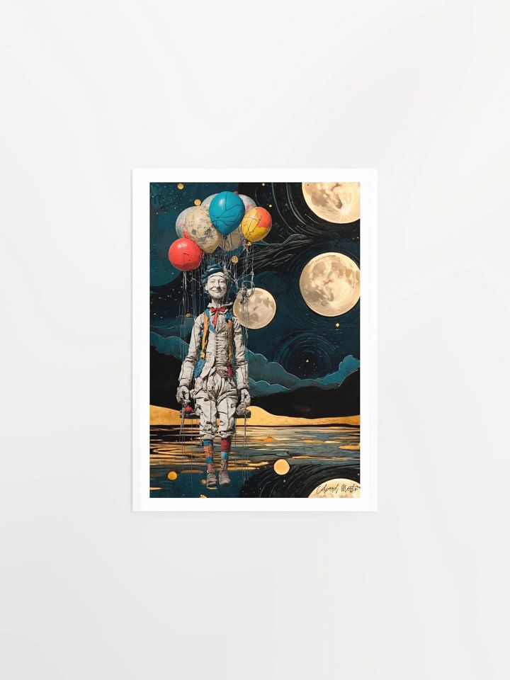 'UP' by Edward Martin-Whimsical Balloons Poster product image (2)