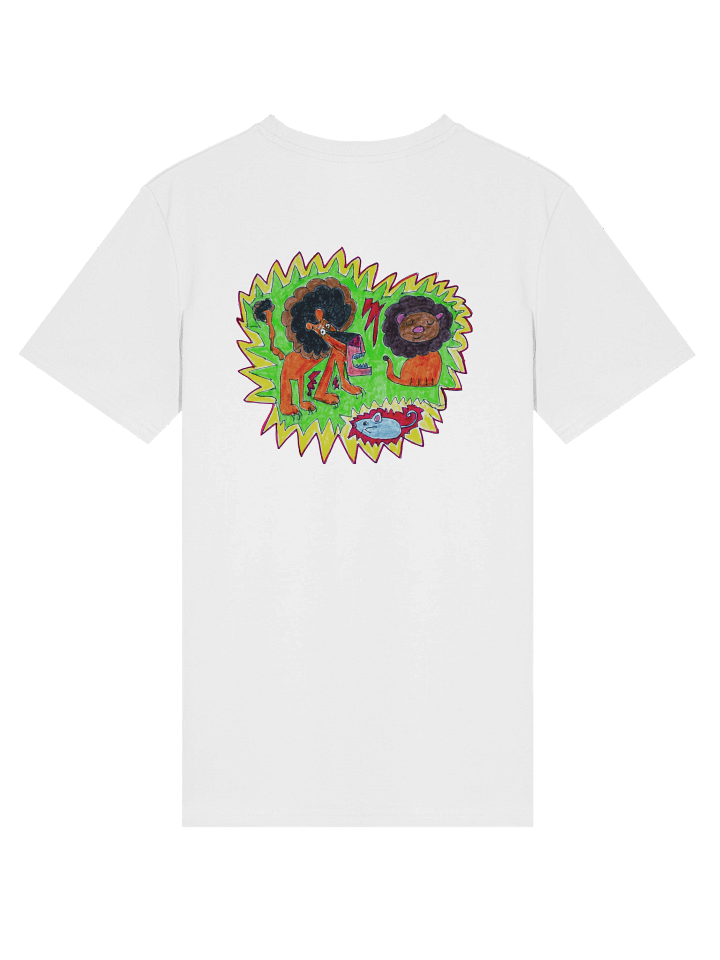 Lively Lions Organic T-Shirt product image (2)