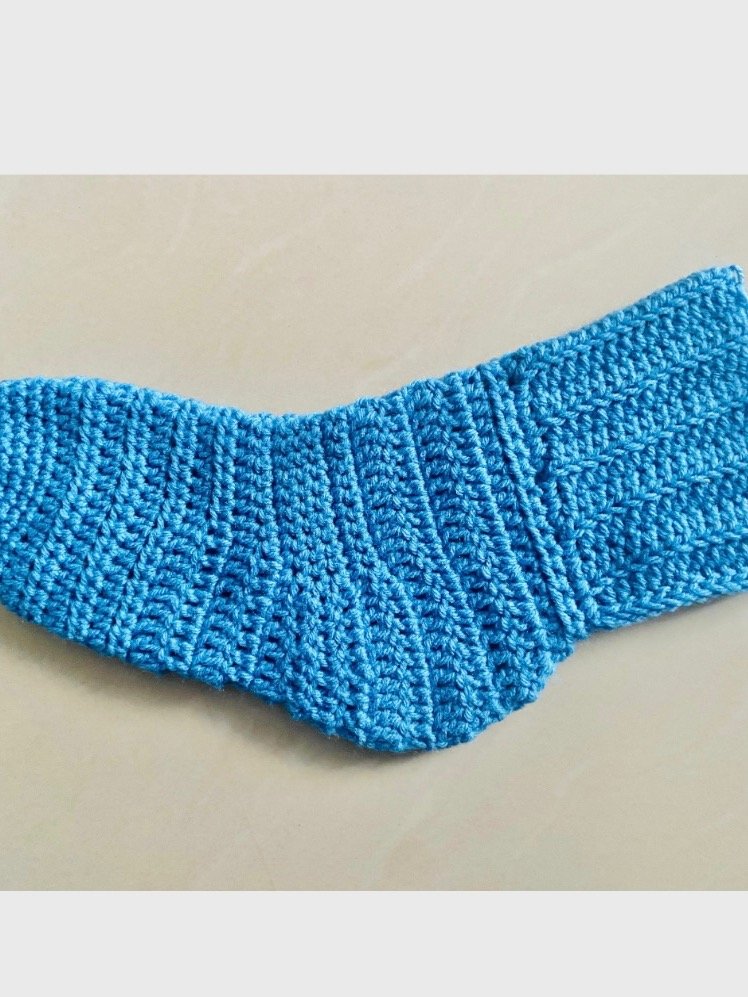 Crochet basic slipper socks Written Pattern product image (3)