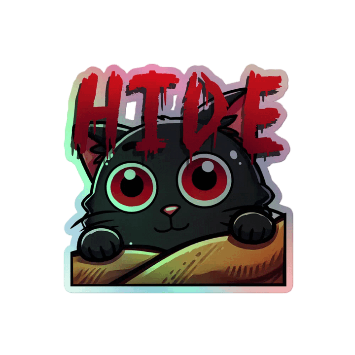 Hide and Seek Kitty Holographic Sticker Sheet product image (2)