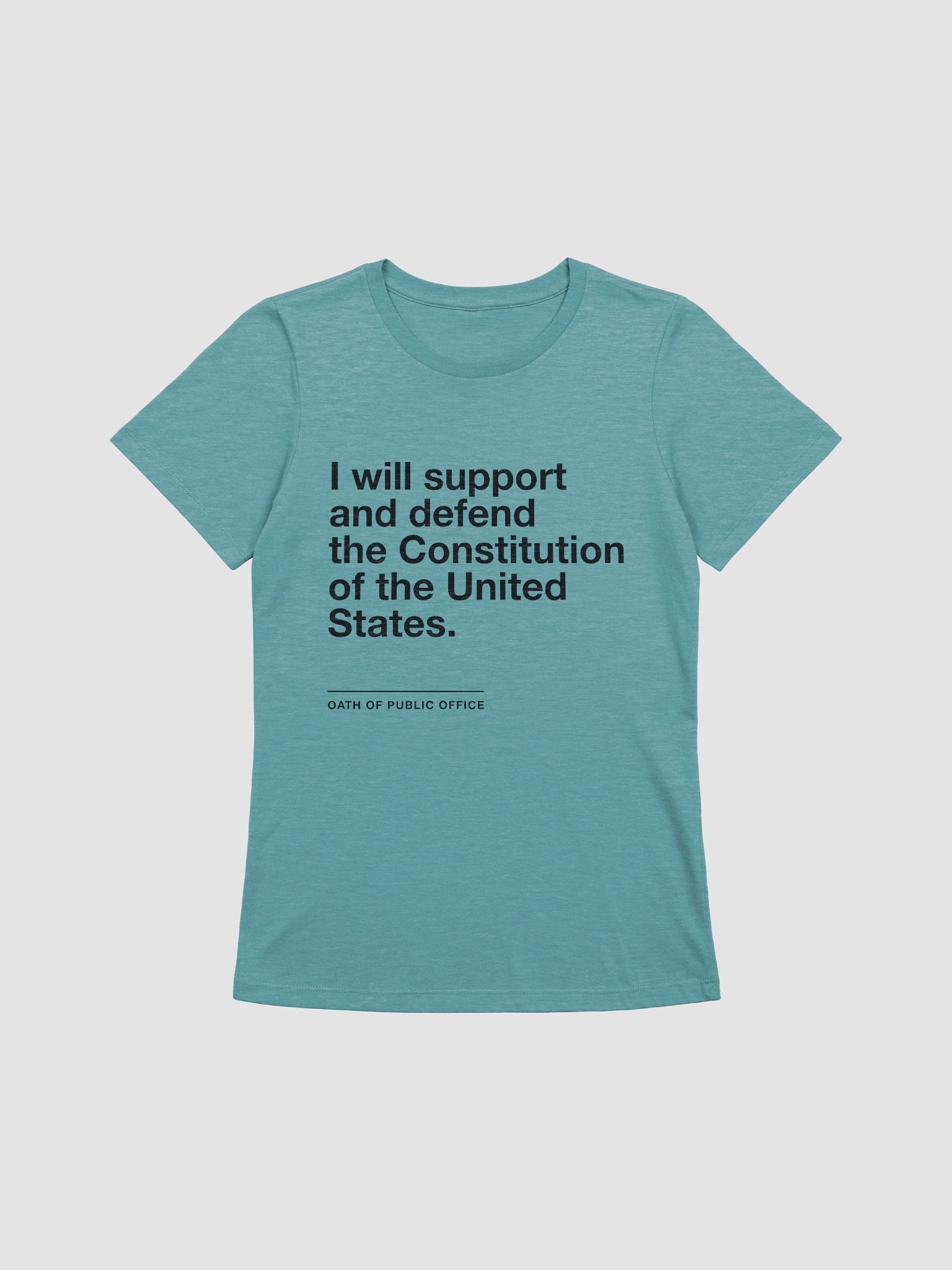 Oath of Office Women's Cut T-shirt (Black) product image (1)