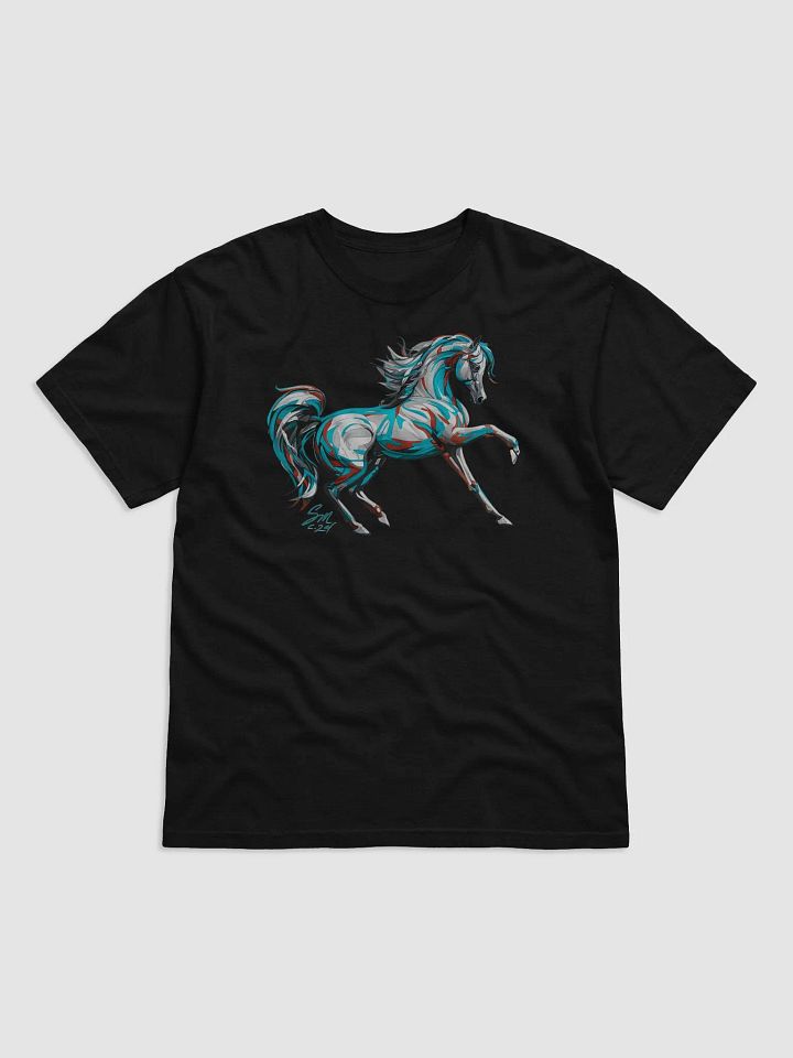 Dancing Horse Cotton Tee Shirt product image (4)