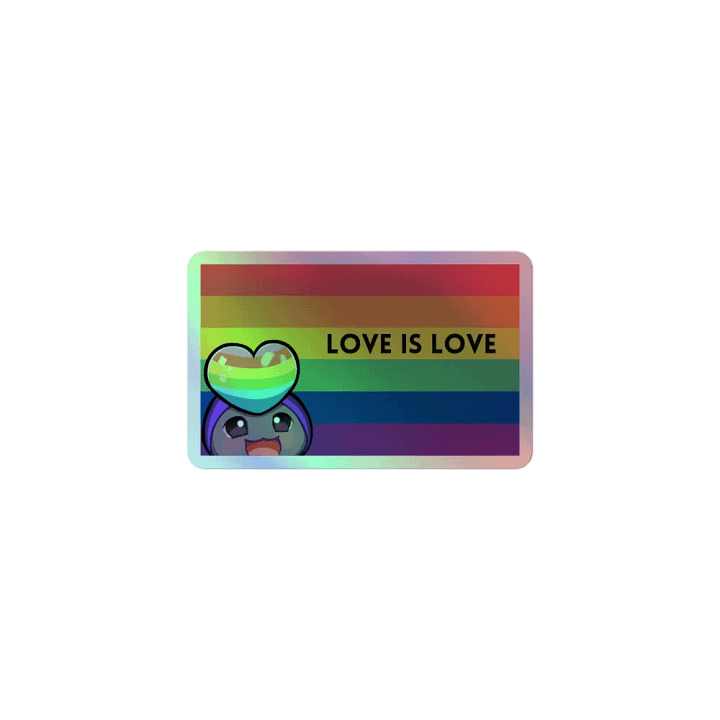 eabPRIDE Holographic Sticker product image (1)