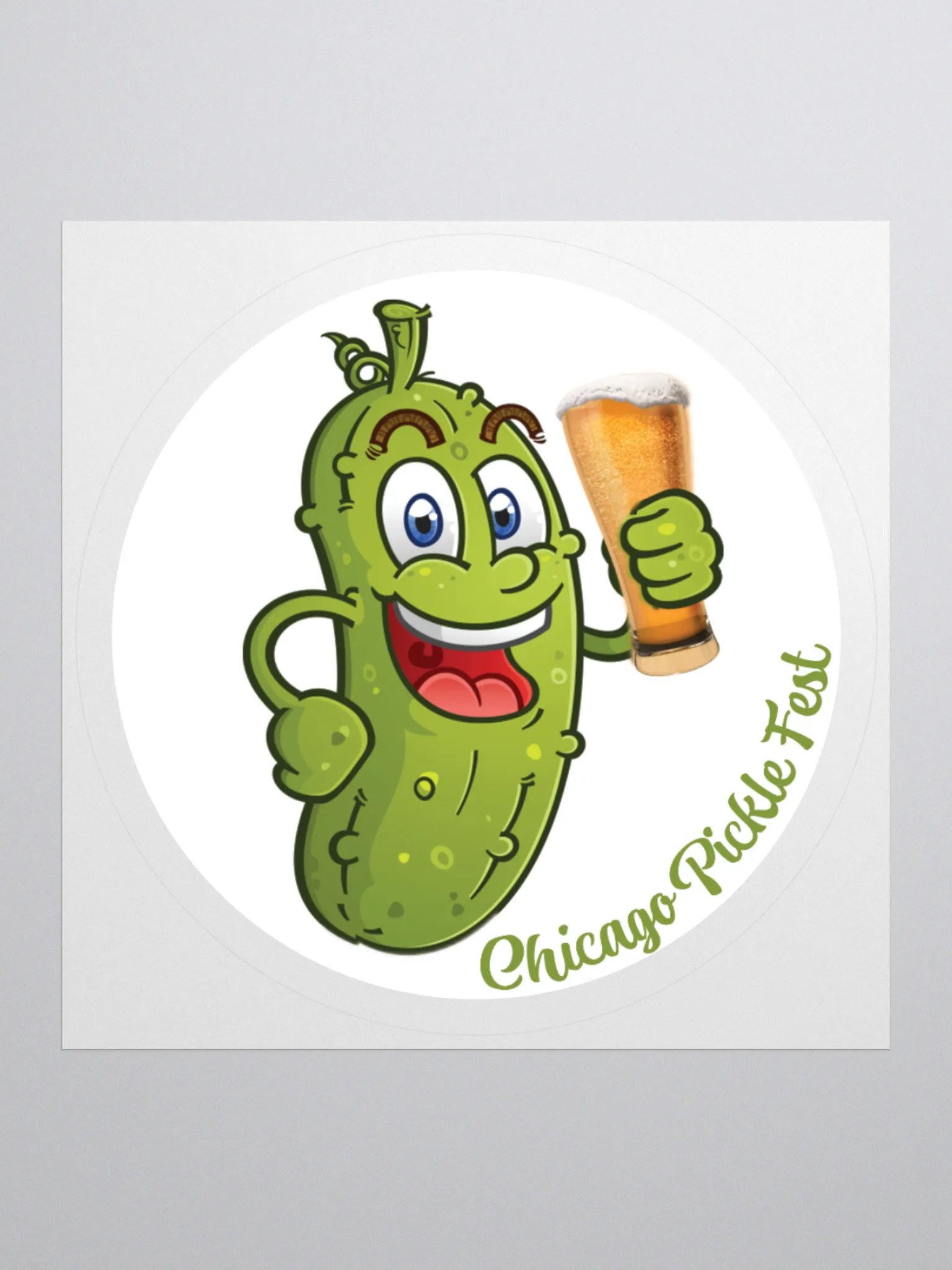 Chicago Pickle Fest Sticker product image (1)