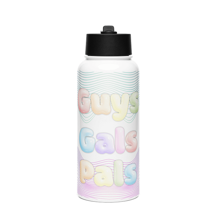 Guys Gals Pals Stainless Steel Pride Water Bottle product image (1)