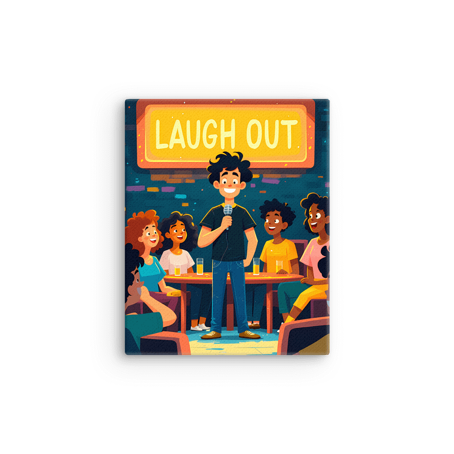 Laugh Out Loud Comedy Club – Hilarious Night Canvas product image (12)