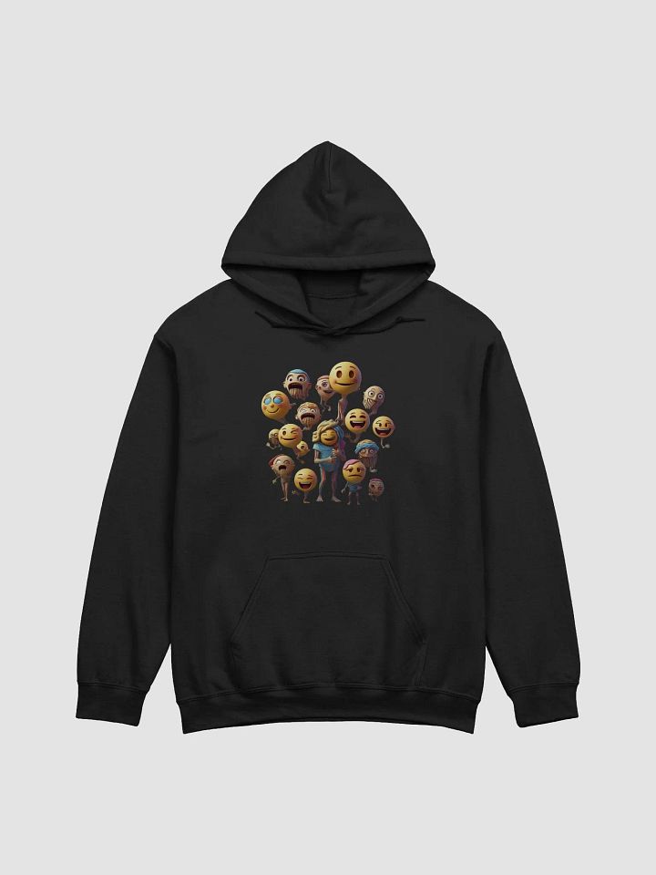 Emotional Overload: DreamForger Emoji Chaos Hoodie product image (5)
