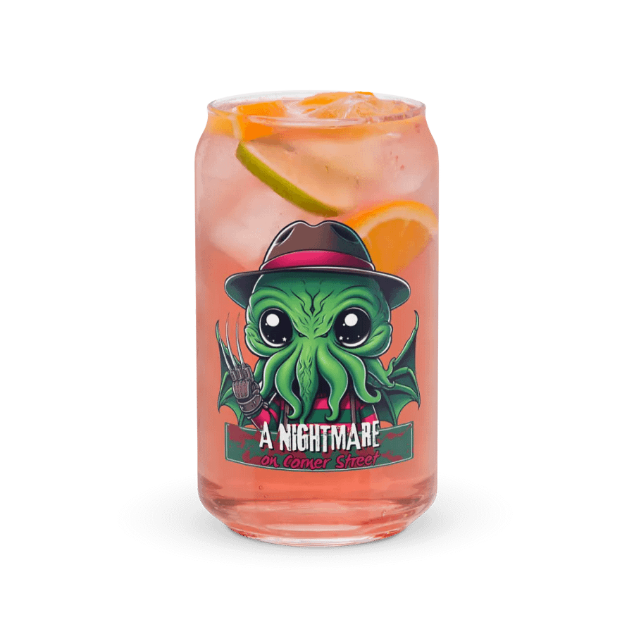 A Nightmare on Corner Street Can Glass product image (1)