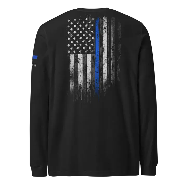 Thin Blue Line Flag 3.0 Long Sleeve product image (1)