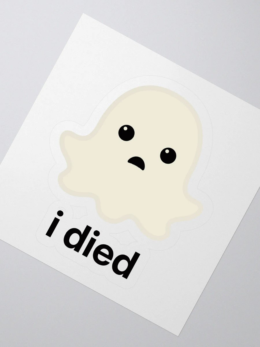 Sad Ghost Sticker - For Light Background product image (3)