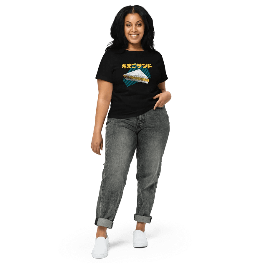 Egg Salad Sando Black Womens product image (2)