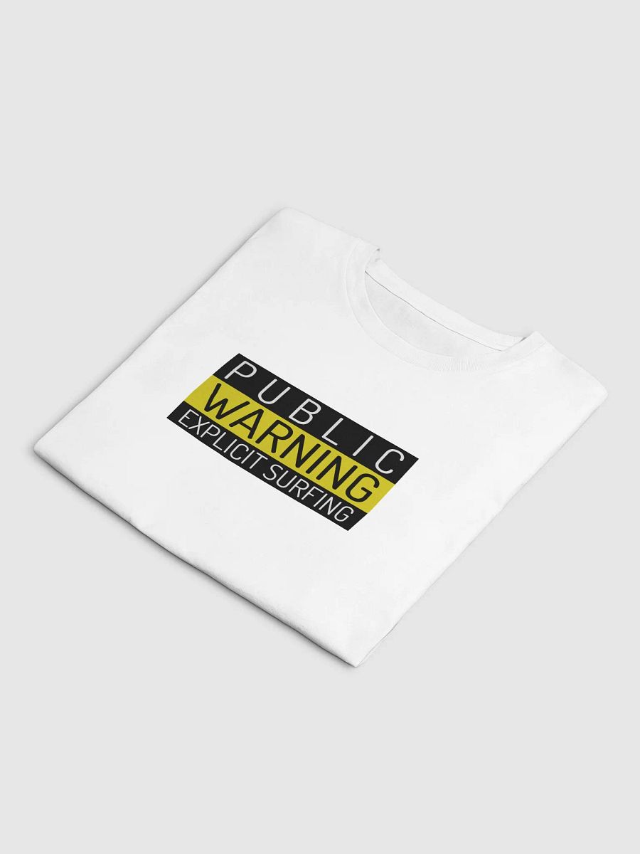 Public Warning Explicit Surfing Cropped T-Shirt product image (5)