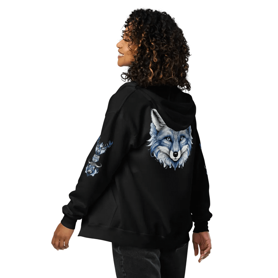 Blue Vixen Back Vixen Games zippy Hoodie product image (25)